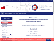 Tablet Screenshot of bip.wsse-poznan.pl